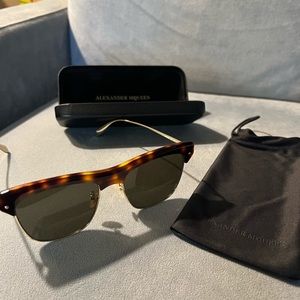 Alexander McQueen Havana Sunglasses